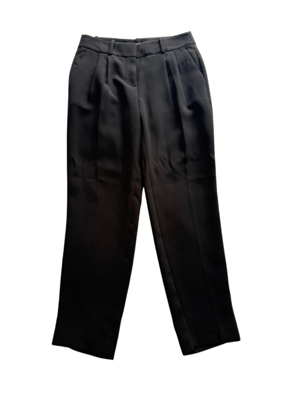 J.Crew Factory Black Pleated Trousers Dress Pants Size 00 | Style B8074